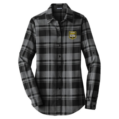 WI National Guard - Ladies Plaid Flannel Tunic Thumbnail