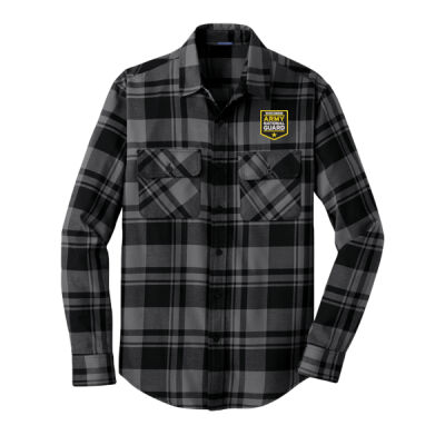 WI National Guard - Plaid Flannel Shirt Thumbnail