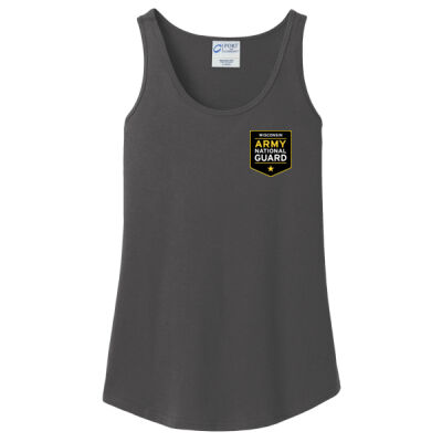 WI National Guard - Ladies Core Cotton Tank Top Thumbnail