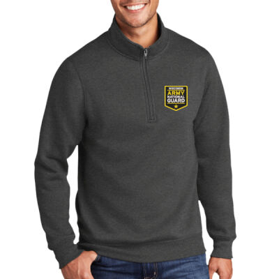 WI National Guard - Core Fleece 1/4 Zip Pullover Sweatshirt Thumbnail