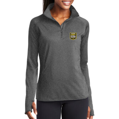 WI National Guard - Ladies Sport Wick ® Stretch 1/4 Zip Pullover Thumbnail
