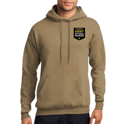 WI National Guard - Core Fleece Pullover Hooded Sweatshirt - PC78H Thumbnail