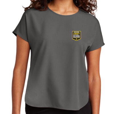 WI National Guard - Women's Stretch Crepe Crew Thumbnail