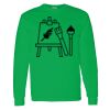 Heavy Cotton 100% Cotton Long Sleeve T Shirt Thumbnail