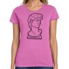 Ladies Heavy Cotton 100% Cotton T Shirt Thumbnail