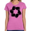 Ladies Heavy Cotton 100% Cotton T Shirt Thumbnail