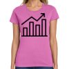Ladies Heavy Cotton 100% Cotton T Shirt Thumbnail