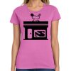 Ladies Heavy Cotton 100% Cotton T Shirt Thumbnail
