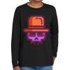 Youth Heavy Cotton 100% Cotton Long Sleeve T Shirt Thumbnail