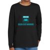 Youth Heavy Cotton 100% Cotton Long Sleeve T Shirt Thumbnail