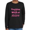 Youth Heavy Cotton 100% Cotton Long Sleeve T Shirt Thumbnail