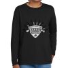 Youth Heavy Cotton 100% Cotton Long Sleeve T Shirt Thumbnail