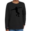 Youth Heavy Cotton 100% Cotton Long Sleeve T Shirt Thumbnail